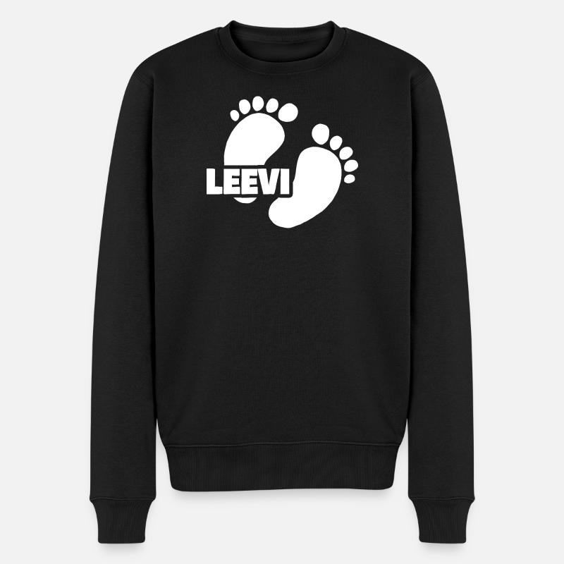 Bébé Leevi - Pull Premium bio Homme - noir