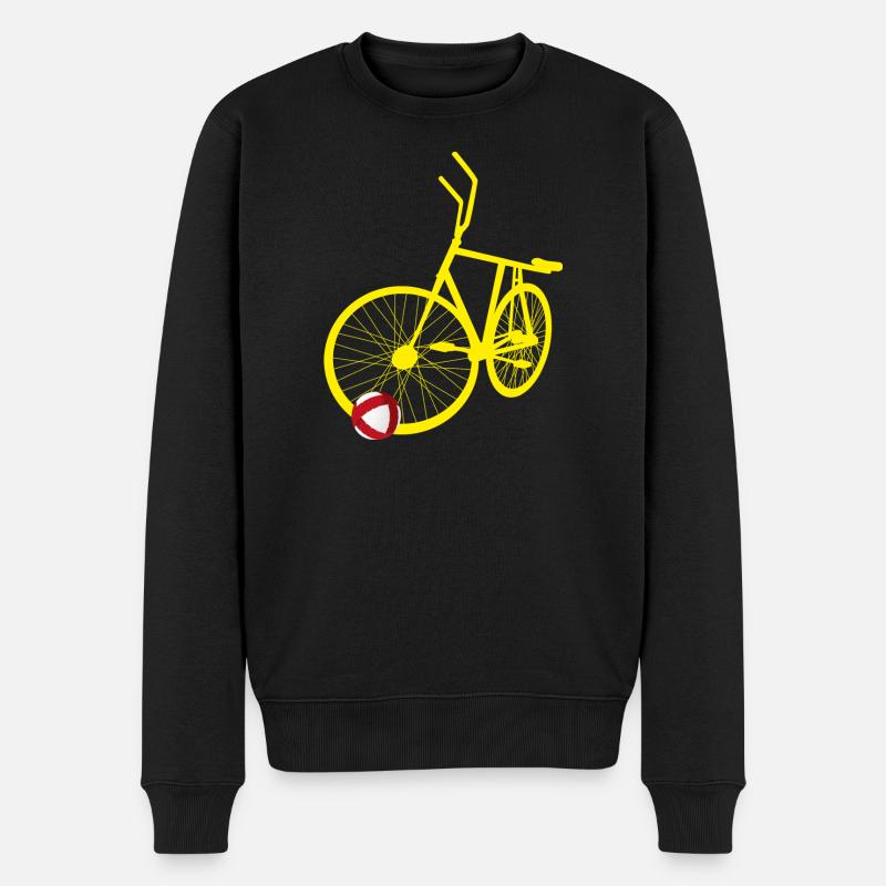 Radball, Cycleball, Hallenradsport - Männer Premium Bio Pullover - Schwarz