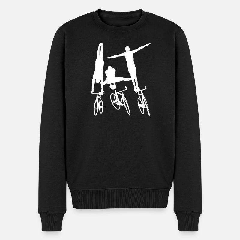 Kunstrad, Kunstradfahren, Hallenradsport - Männer Premium Bio Pullover - Schwarz