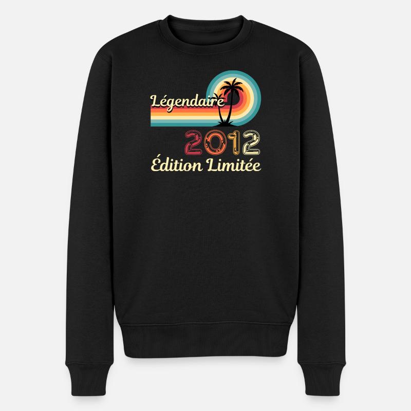Legendary 2012, Limited Edition - Männer Premium Bio Pullover - Schwarz