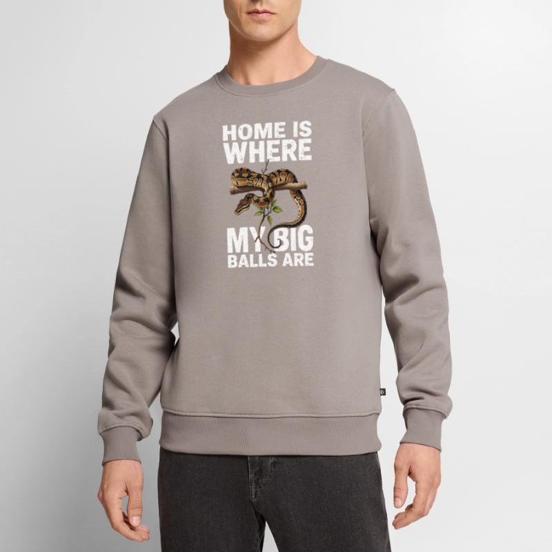 Python roi Serpents Amateurs de terrarium Python Pull Premium bio Homme