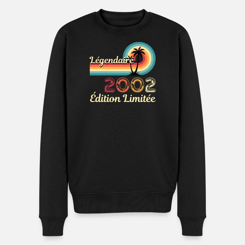Légendaire 2002, édition limitée - Pull Premium bio Homme - noir