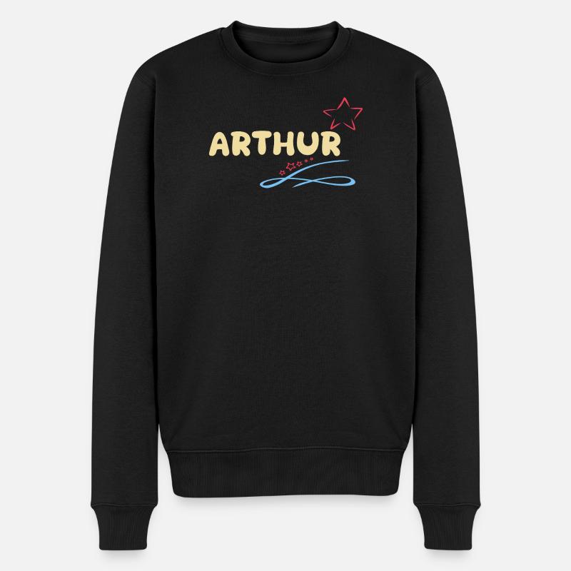 Arthur - Pull Premium bio Homme - noir