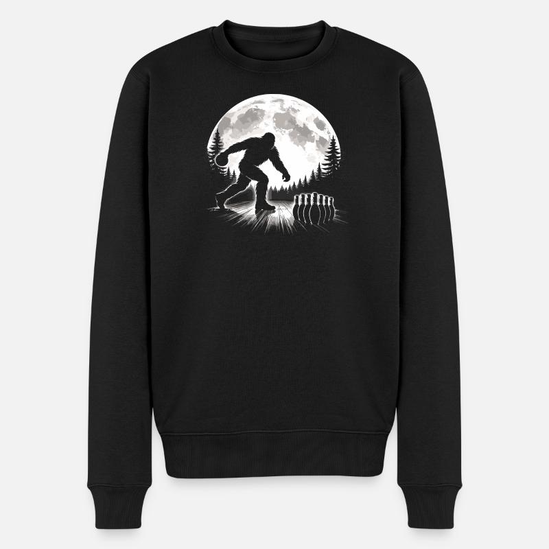 Bigfoot Bowling - Pull Premium bio Homme - noir