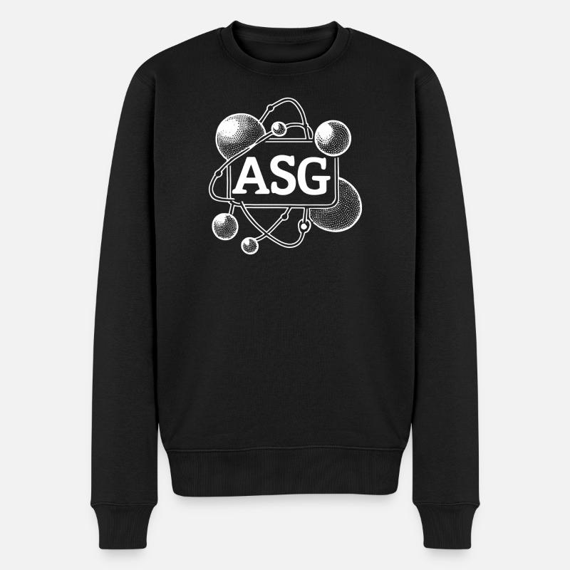 ASG - Sauerteig Anstellgut! Damit startet Brot! - Männer Premium Bio Pullover - Schwarz