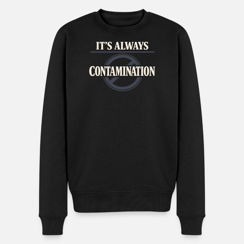 Mikrobiologie - Männer Premium Bio Pullover - Schwarz