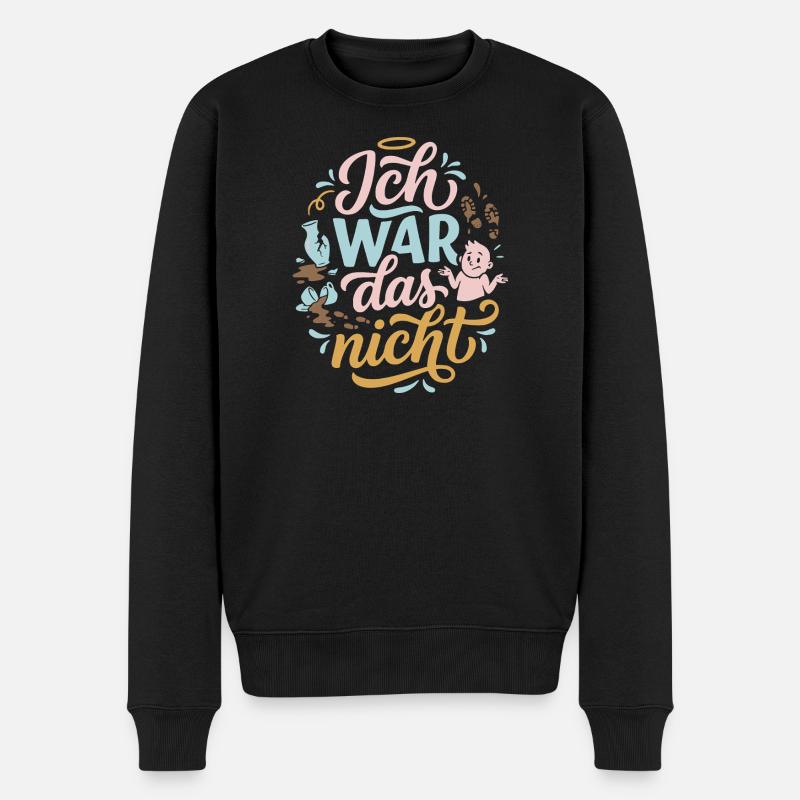 Ce n’était pas moi - Pull Premium bio Homme - noir