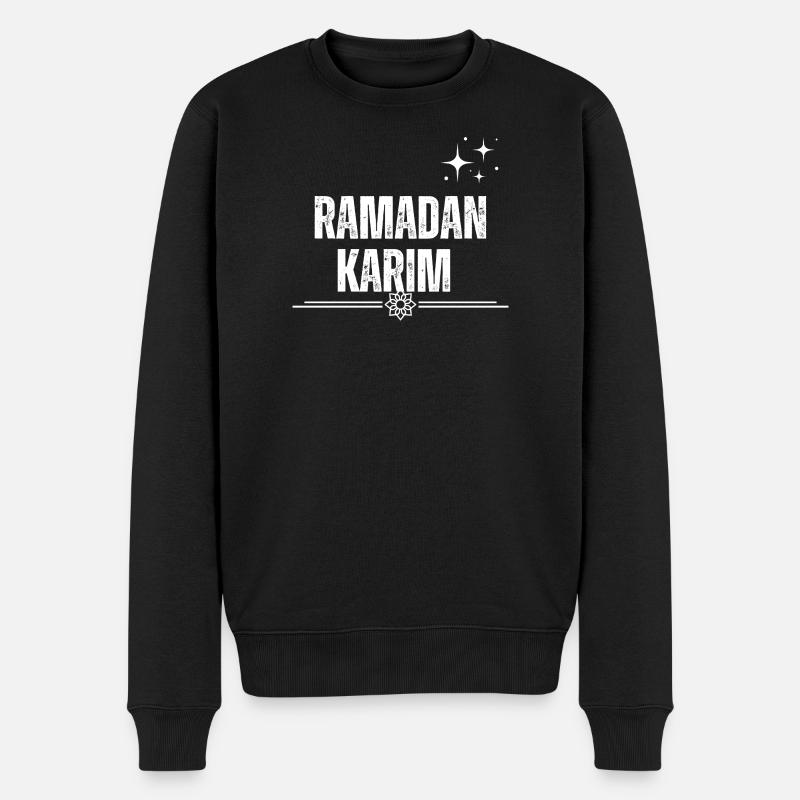 Ramadan Karim Vœux Lumineux - Pull Premium bio Homme - noir