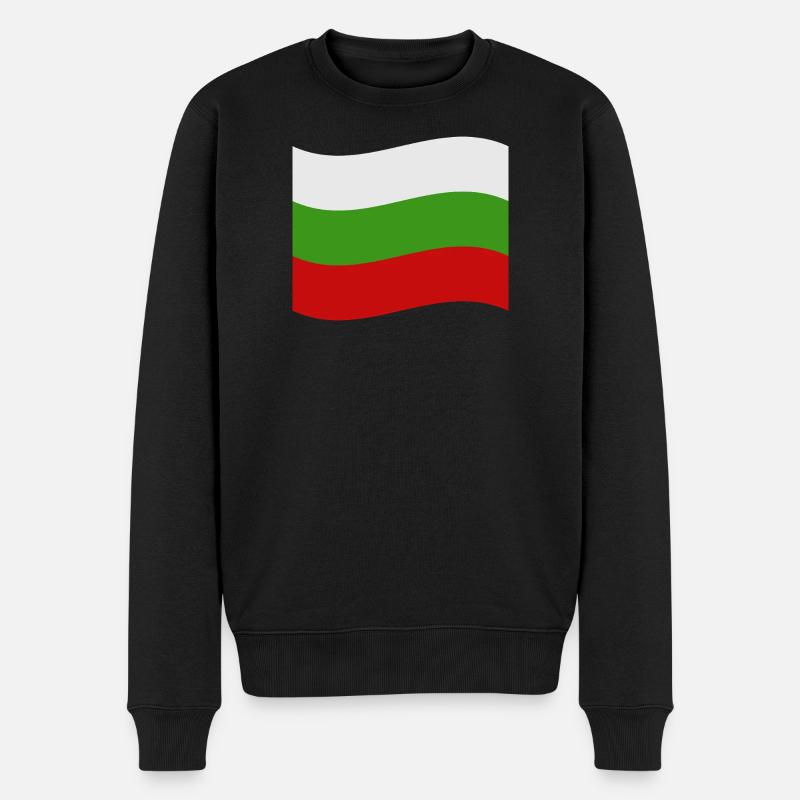 Drapeau bulgare - Pull Premium bio Homme - noir