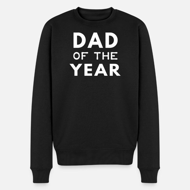 Meilleur Père de l’Année Cadeau - Pull Premium bio Homme - noir
