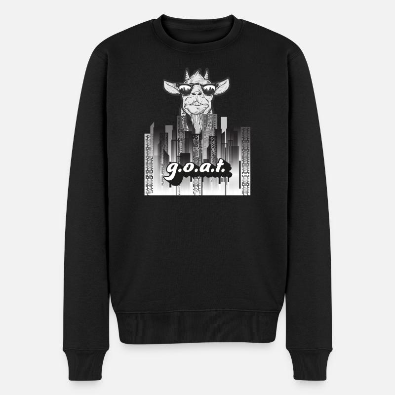 Style de rue GOAT – Urbanisme - Pull Premium bio Homme - noir