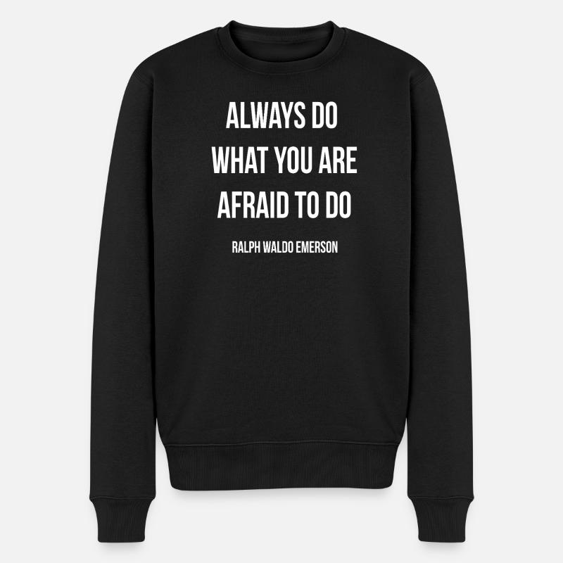 Ose faire une citation d’Emerson Tee - Pull Premium bio Homme - noir