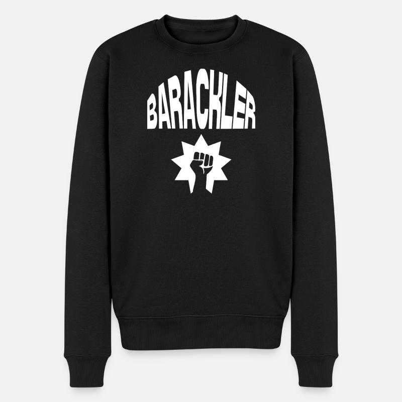 Barackler - Männer Premium Bio Pullover - Schwarz