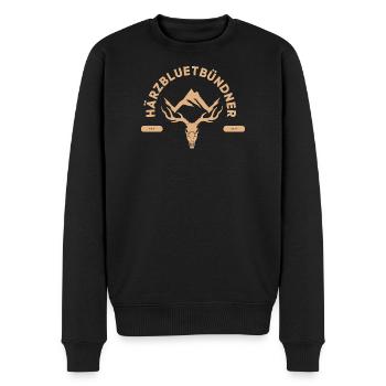 Härzbluetbündner - Pull Premium bio Homme - noir - Devant - Nico (187cm)