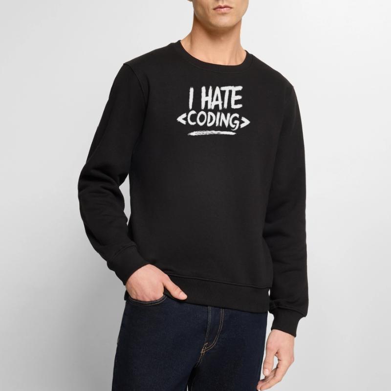 Ich hasse das Programmieren von Computer-Web-Programmierern Männer Premium Bio Pullover