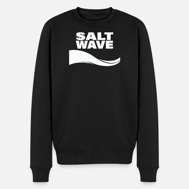 VAGUE SALÉE - Pull Premium bio Homme - noir