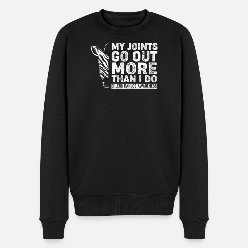 Syndrome d’Ehlers-Danlos EDS HSD - Pull Premium bio Homme - noir