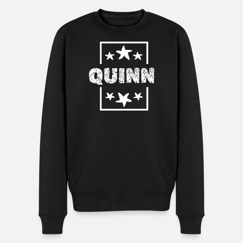 Anniversaire Quinn - Pull Premium bio Homme - noir