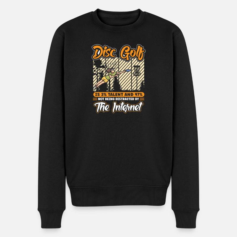Cadeaux de disc golf Disc Golf - Pull Premium bio Homme - noir
