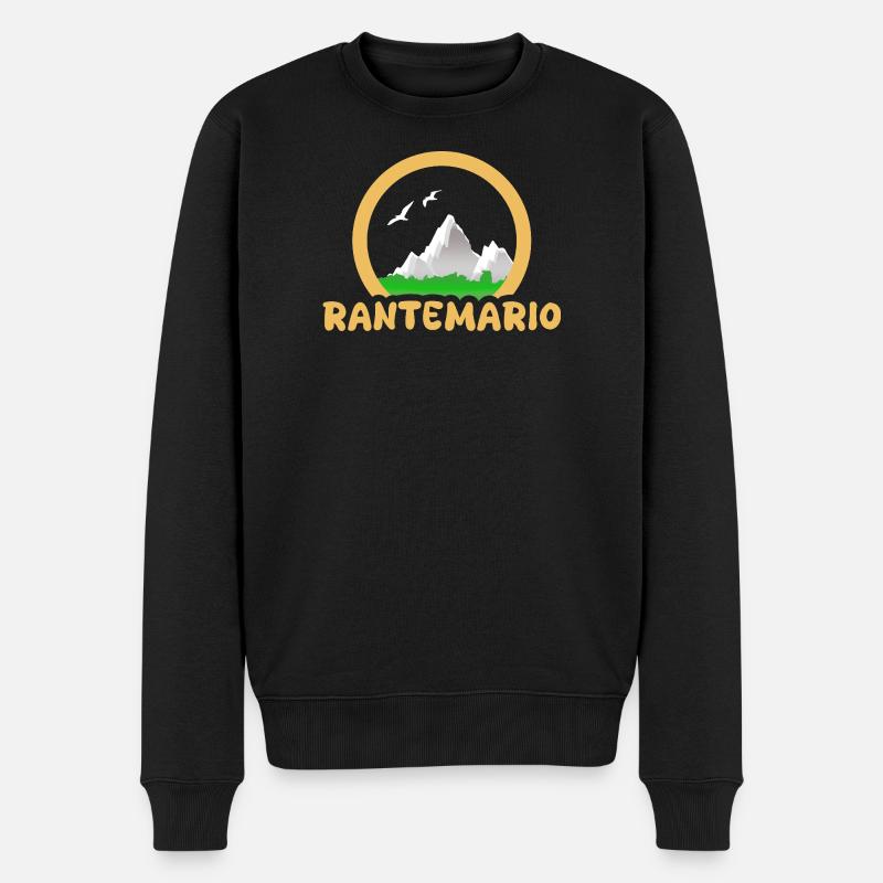 Rantemario - Pull Premium bio Homme - noir