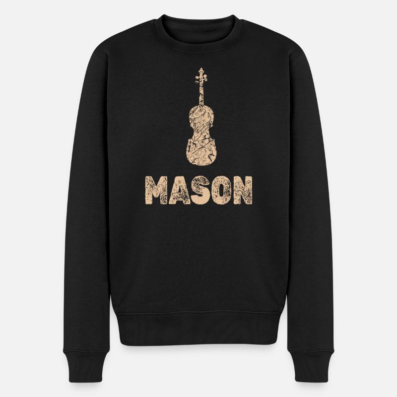 Geschenk für Mason - Männer Premium Bio Pullover - Schwarz