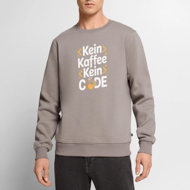 Kein Kaffee Kein Code Programmierer Informatiker Männer Premium Bio Pullover