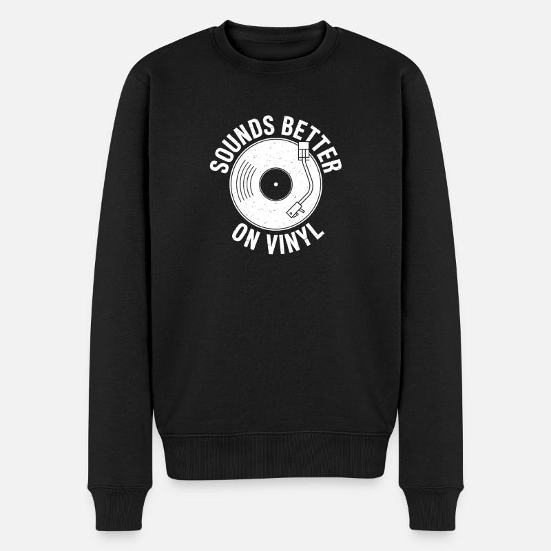 Son meilleur sur vinyle - Pull Premium bio Homme - noir