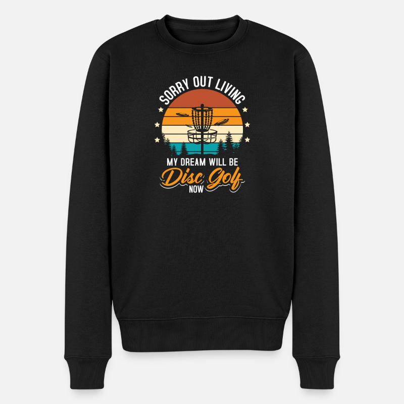 Cadeaux de disc golf Disc Golf - Pull Premium bio Homme - noir