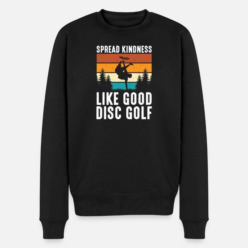 Cadeaux de disc golf Disc Golf - Pull Premium bio Homme - noir