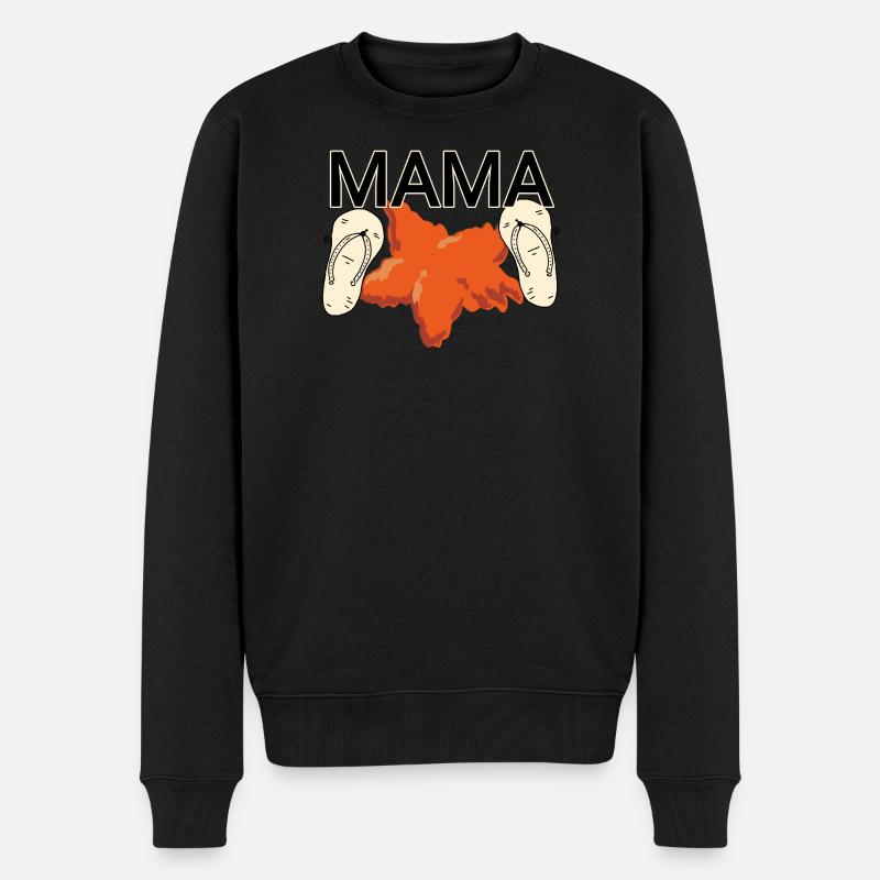 Maman sur la plage - Pull Premium bio Homme - noir