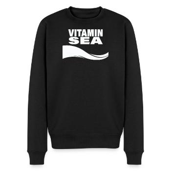 Vitamine Mer - Pull Premium bio Homme - noir - Devant - Nico (187cm)