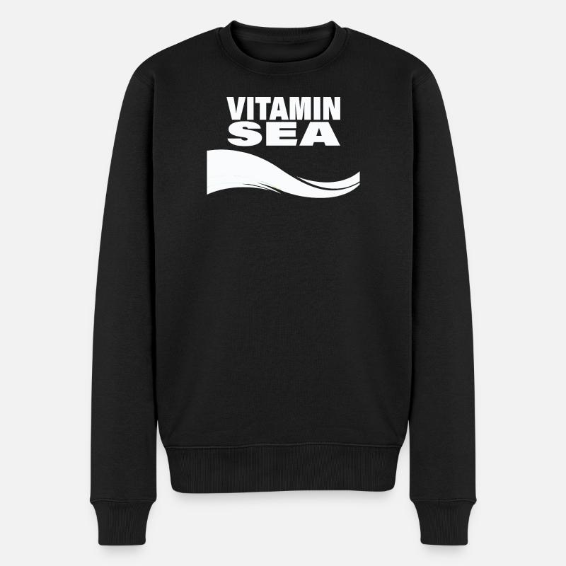 Vitamine Mer - Pull Premium bio Homme - noir