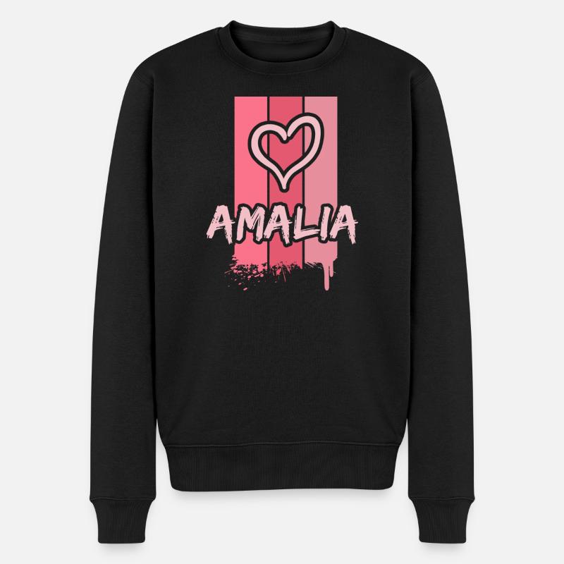 Cadeau pour Amalia - Pull Premium bio Homme - noir