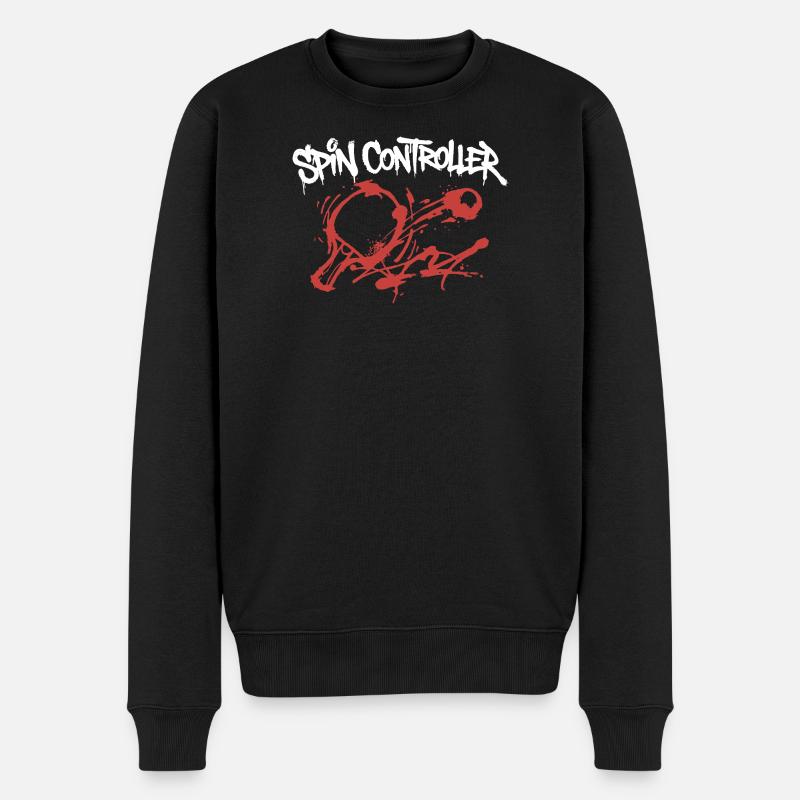 Spin Controller Graffiti - Männer Premium Bio Pullover - Schwarz