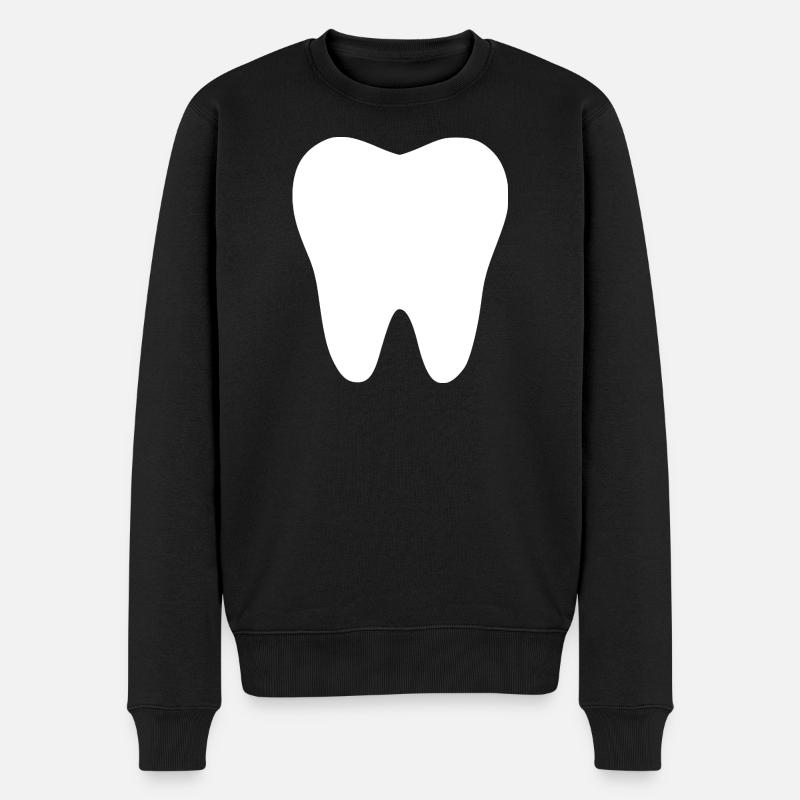Dente, dents, cadeau dentiste - Pull Premium bio Homme - noir