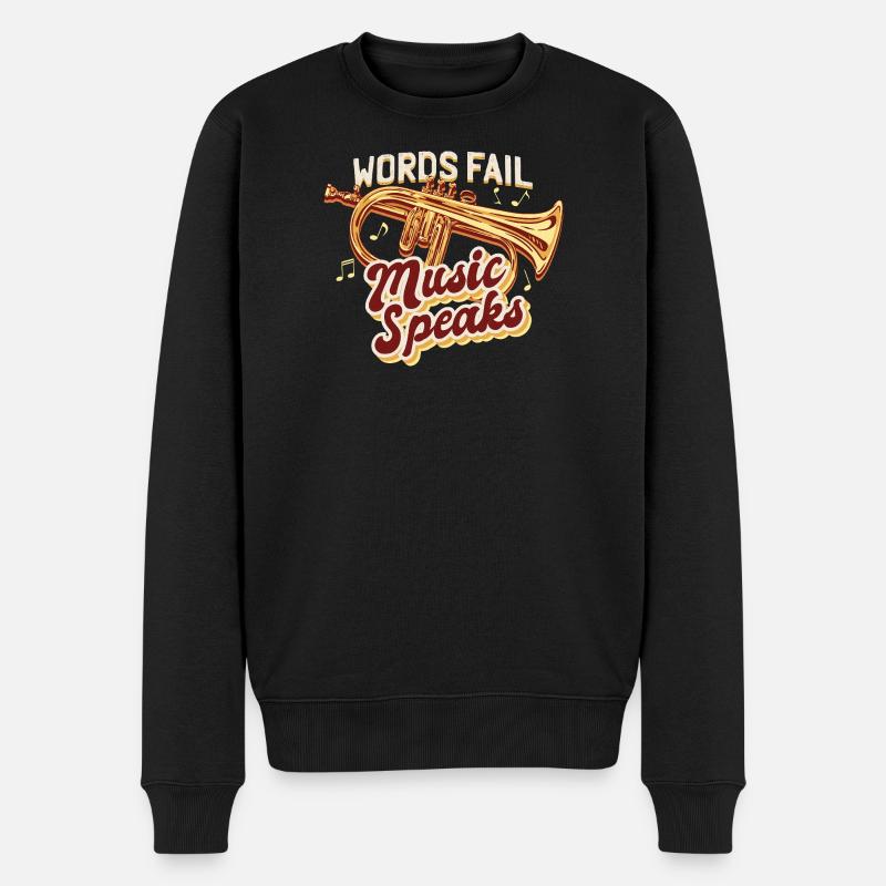 Musique du Bugle - Pull Premium bio Homme - noir