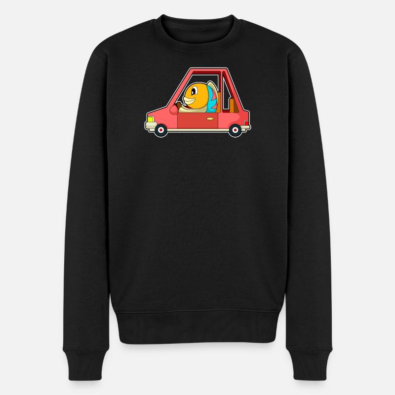 Voiture de pêche - Pull Premium bio Homme - noir