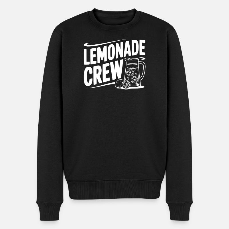 Lemonade Crew - Männer Premium Bio Pullover - Schwarz