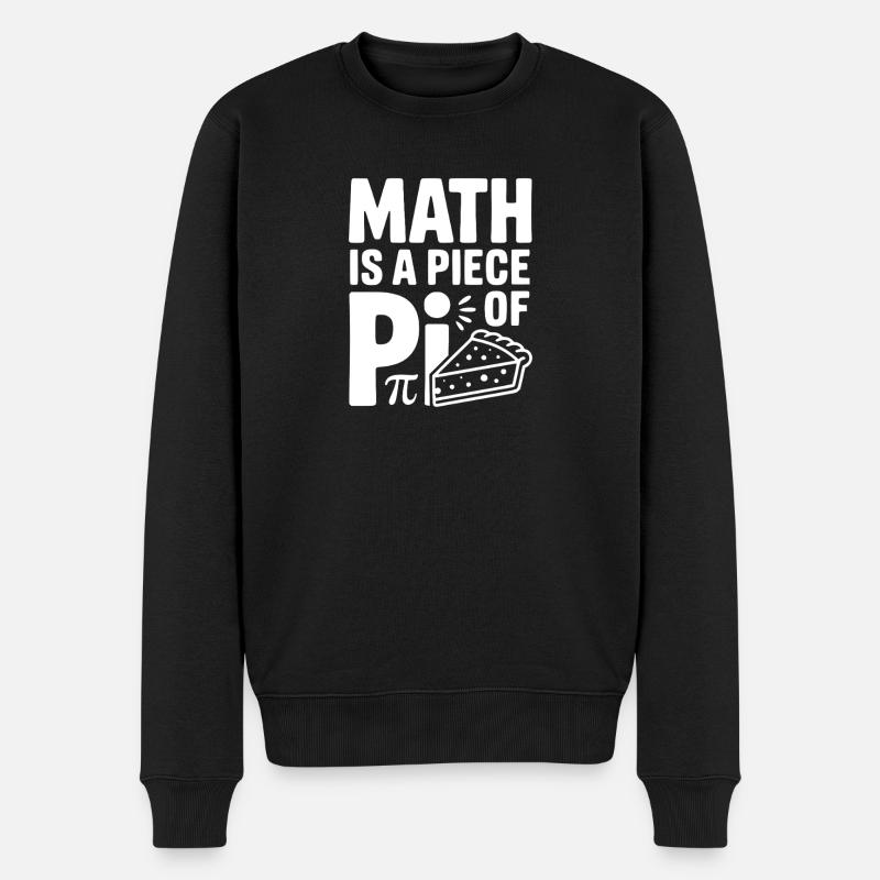 Les maths sont un morceau de Pi - Pull Premium bio Homme - noir