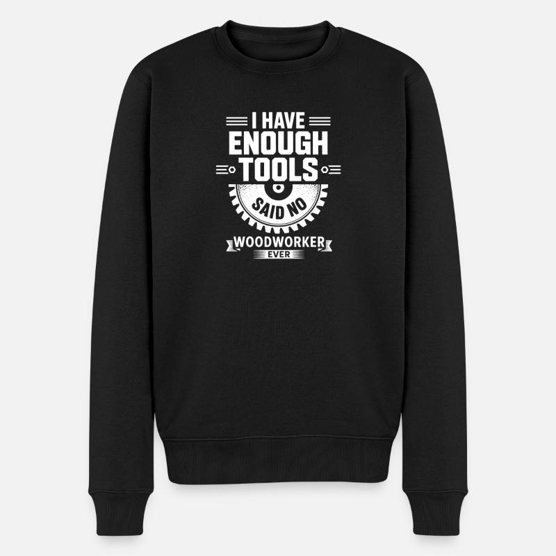 Ironie du menuisier : assez d’outils - Pull Premium bio Homme - noir