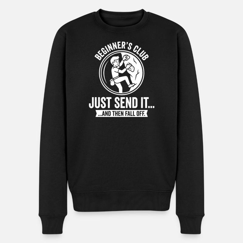 Club débutant : envoie-le simplement - Pull Premium bio Homme - noir