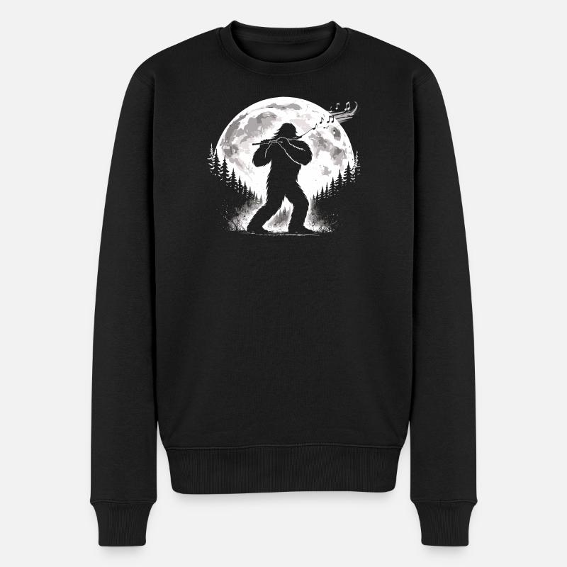 Joueur de flûte Bigfoot - Pull Premium bio Homme - noir