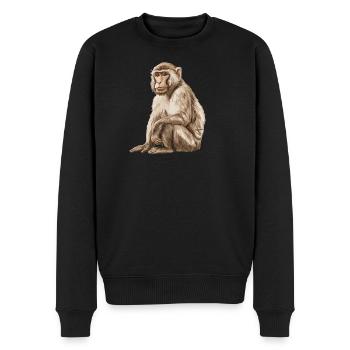 Macaque Macaque - Men's Premium Organic Jumper - black - Front - Nico (187cm)