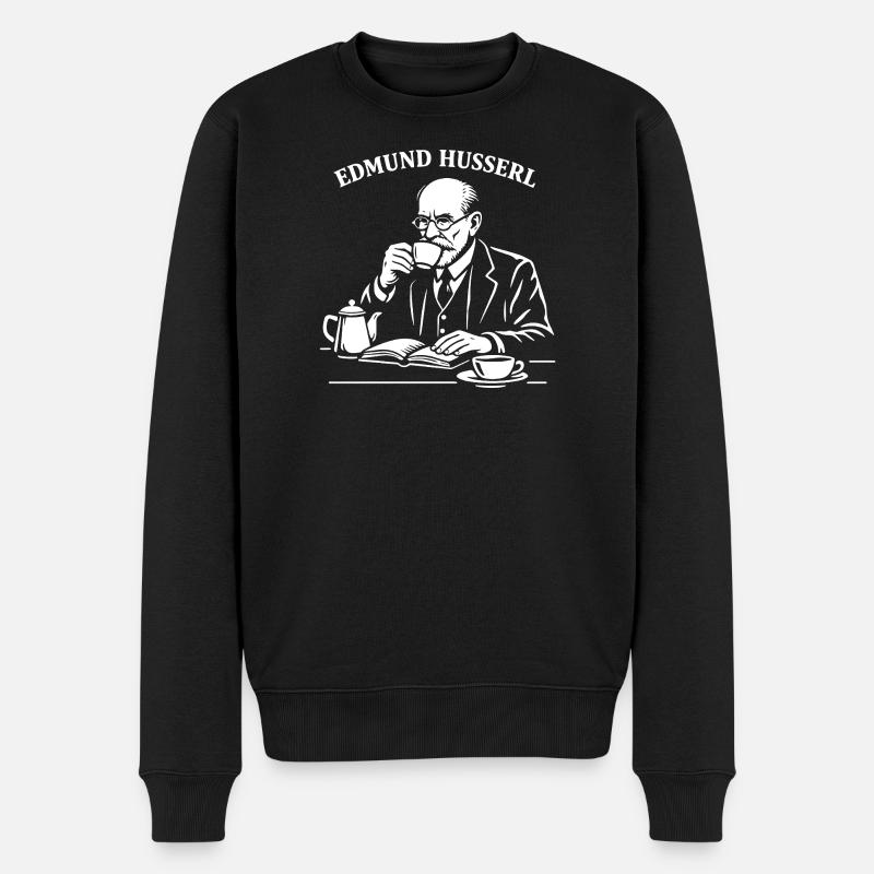 Étude du café Husserl - Pull Premium bio Homme - noir