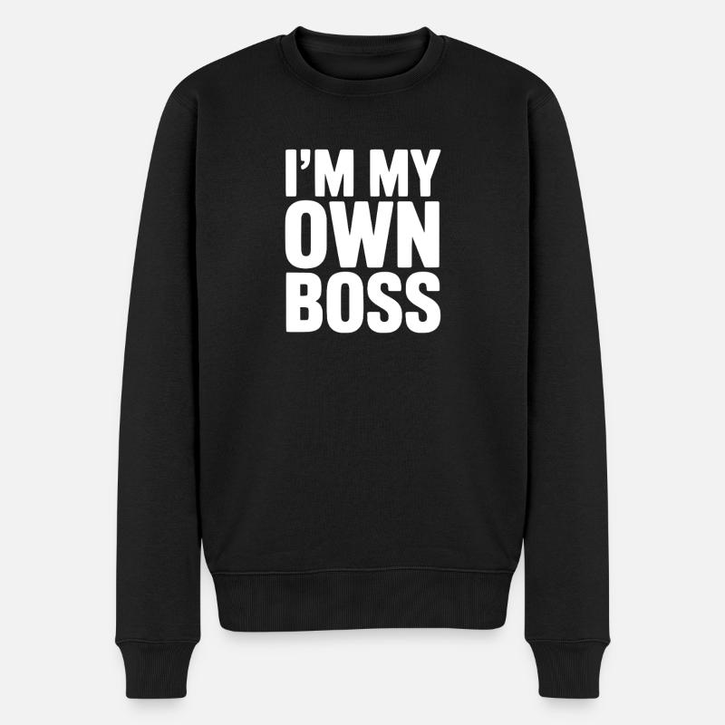 Je suis mon propre - Pull Premium bio Homme - noir