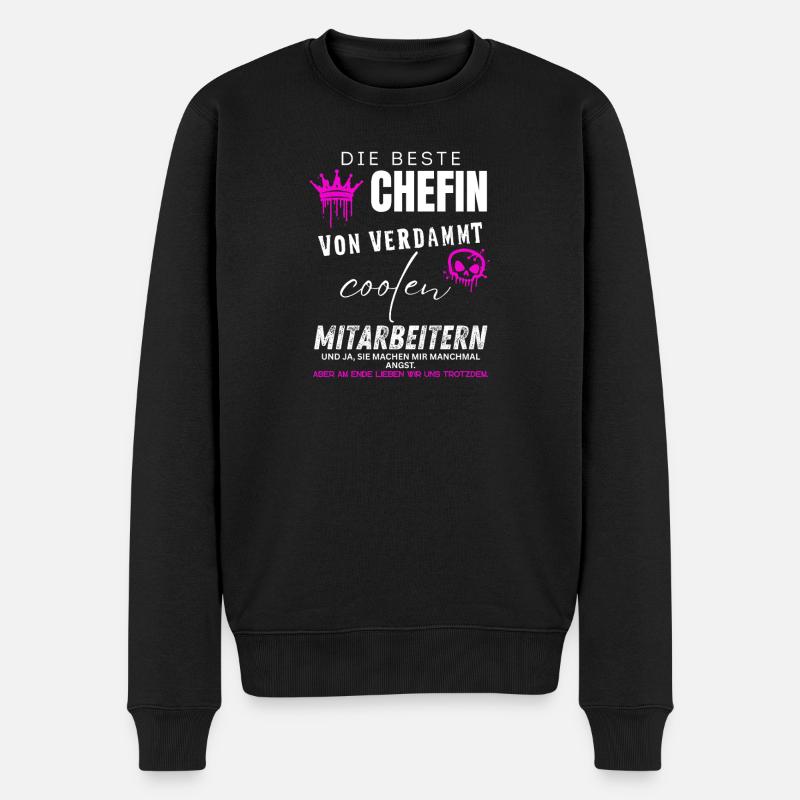 Meilleur patron d’employés vraiment cool - Pull Premium bio Homme - noir