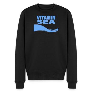 Vitamine Mer - Pull Premium bio Homme - noir - Devant - Nico (187cm)