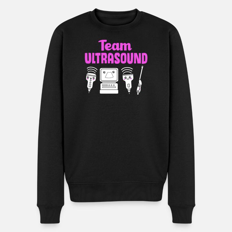 Ultraschall Techniker Ultraschalltechniker - Männer Premium Bio Pullover - Schwarz