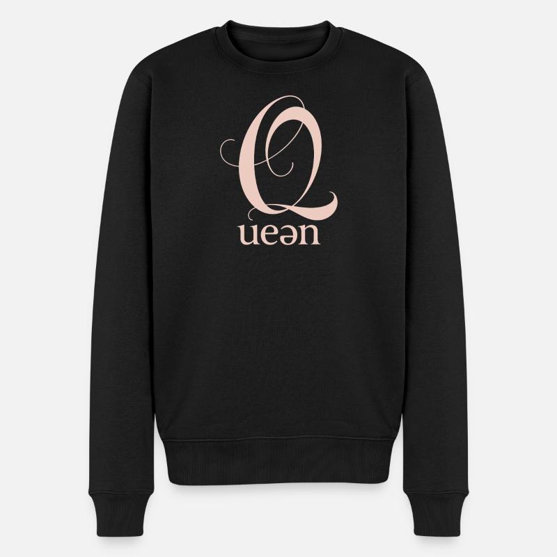 Police monogramme Q Queen - Pull Premium bio Homme - noir
