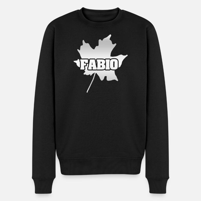 Cadeau pour Fabio - Pull Premium bio Homme - noir